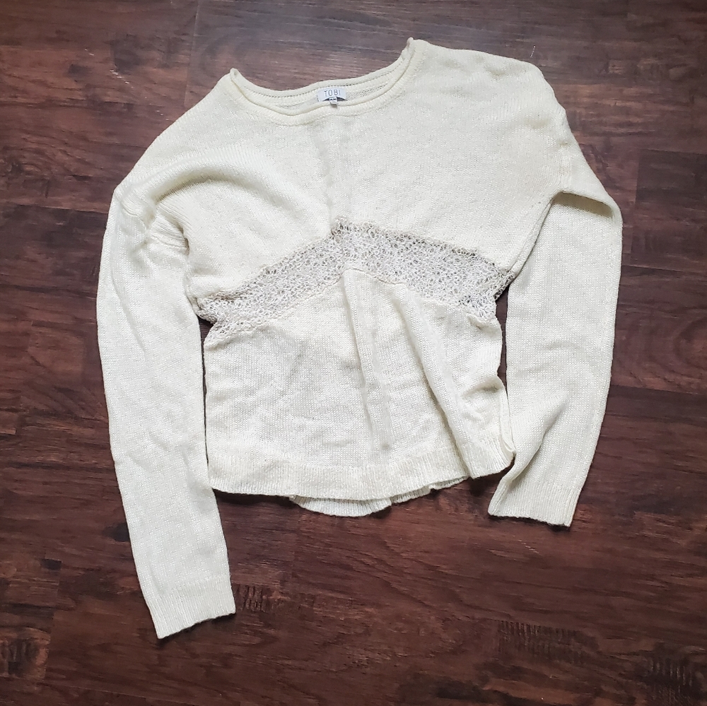 Cream sweater